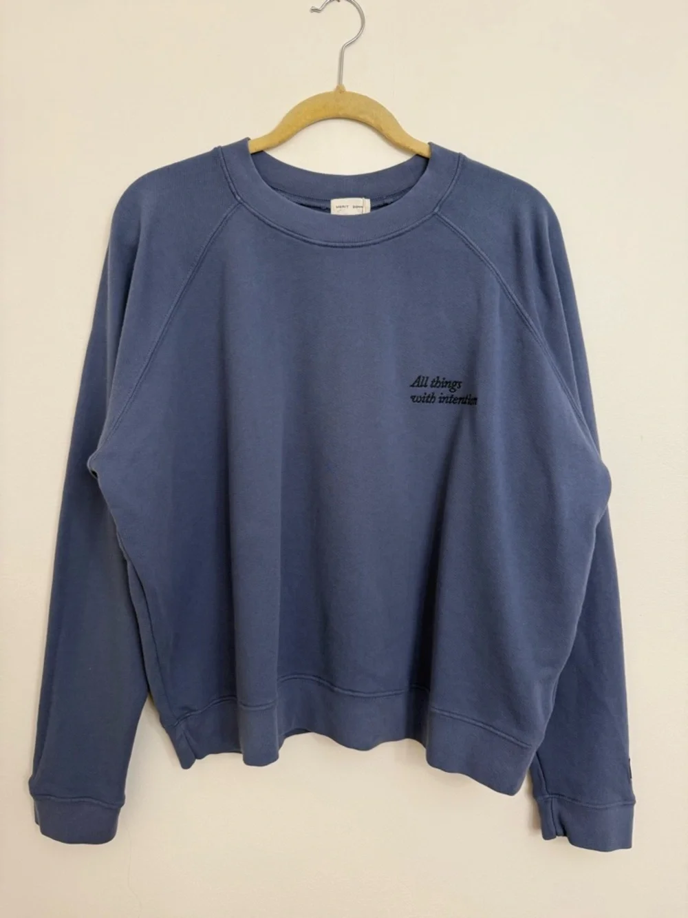 DONNI. Blue Crewneck Sweatshirt -brand new w tag. Limited made. - Picture 6 of 12